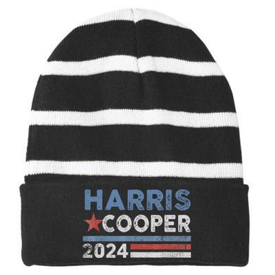 Harris Cooper 2024 Election Kamala Harris Cooper 2024 Striped Beanie with Solid Band