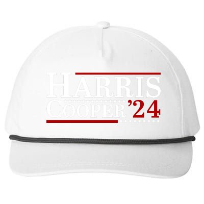 Harris Cooper 2024 For President Kamala Harris Roy Cooper Snapback Five-Panel Rope Hat