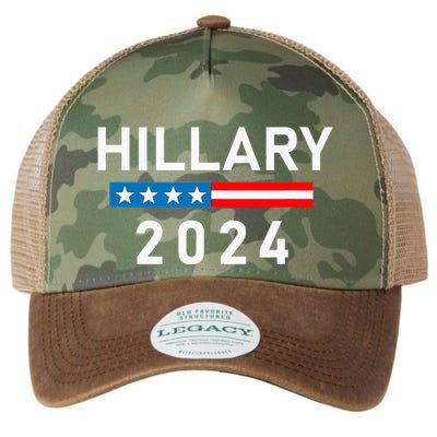 Hillary Clinton 2024 Hillary Clinton For President Legacy Tie Dye Trucker Hat
