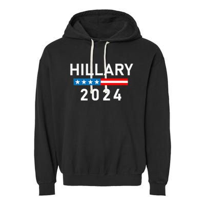 Hillary Clinton 2024 Hillary Clinton For President Garment-Dyed Fleece Hoodie