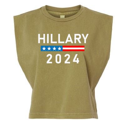 Hillary Clinton 2024 Hillary Clinton For President Garment-Dyed Women's Muscle Tee