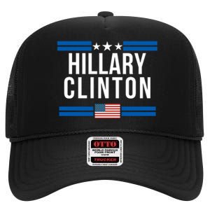 Hillary Clinton 2024 Presidential Election Women Trendy High Crown Mesh Back Trucker Hat