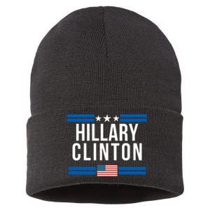 Hillary Clinton 2024 Presidential Election Women Trendy Sustainable Knit Beanie