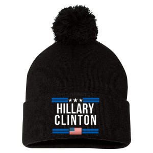 Hillary Clinton 2024 Presidential Election Women Trendy Pom Pom 12in Knit Beanie