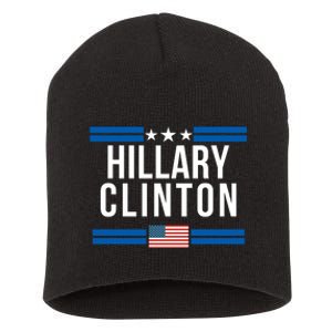 Hillary Clinton 2024 Presidential Election Women Trendy Short Acrylic Beanie