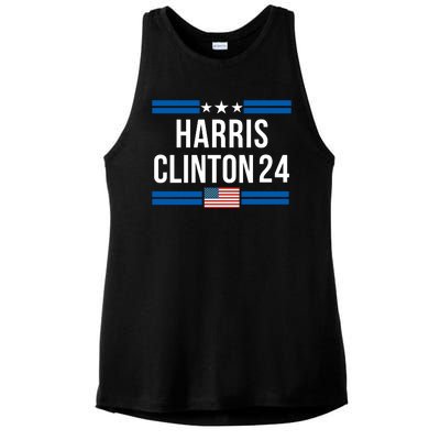 Harris Clinton 2024 Kamala Harris 2024 Kamala Harris 2024 President Harris 2024 Ladies PosiCharge Tri-Blend Wicking Tank