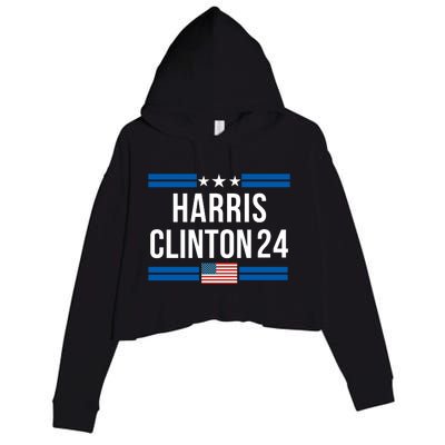 Harris Clinton 2024 Kamala Harris 2024 Kamala Harris 2024 President Harris 2024 Crop Fleece Hoodie