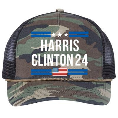 Harris Clinton 2024 Kamala Harris 2024 Kamala Harris 2024 President Harris 2024 Retro Rope Trucker Hat Cap