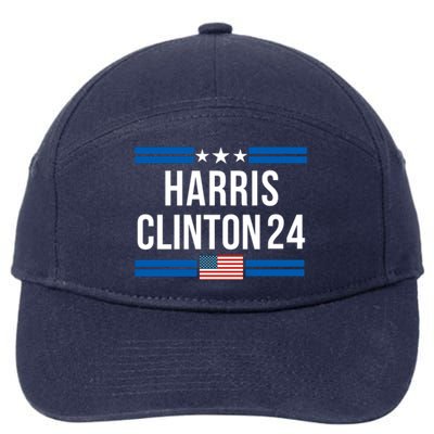 Harris Clinton 2024 Kamala Harris 2024 Kamala Harris 2024 President Harris 2024 7-Panel Snapback Hat