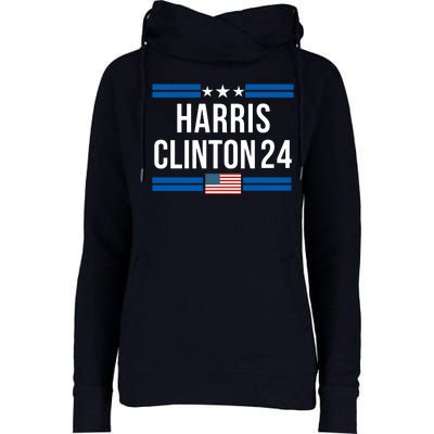 Harris Clinton 2024 Kamala Harris 2024 Kamala Harris 2024 President Harris 2024 Womens Funnel Neck Pullover Hood