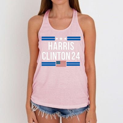 Harris Clinton 2024 Kamala Harris 2024 Kamala Harris 2024 President Harris 2024 Women's Knotted Racerback Tank