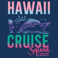 Hawaii Cruise 2025 Vacation Trip Matching Family Group 7 Panel Mesh Trucker Snapback Hat