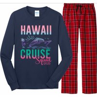 Hawaii Cruise 2025 Vacation Trip Matching Family Group Long Sleeve Pajama Set