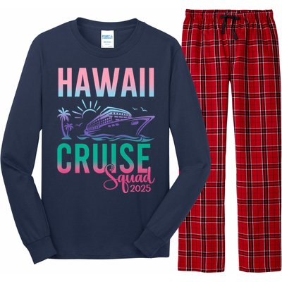 Hawaii Cruise 2025 Vacation Trip Matching Family Group Long Sleeve Pajama Set