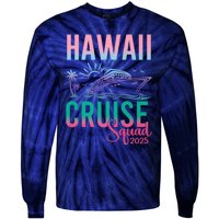 Hawaii Cruise 2025 Vacation Trip Matching Family Group Tie-Dye Long Sleeve Shirt