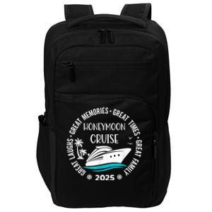 Honeymoon Cruise 2025 Just Married Matching Couple Vacation Impact Tech Backpack