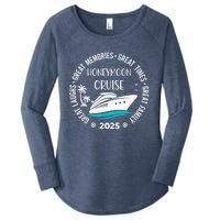 Honeymoon Cruise 2025 Just Married Matching Couple Vacation Women's Perfect Tri Tunic Long Sleeve Shirt