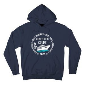 Honeymoon Cruise 2025 Just Married Matching Couple Vacation Tall Hoodie