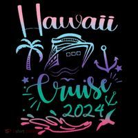Hawaii Cruise 2024 Family Group Vacation Matching  Apron
