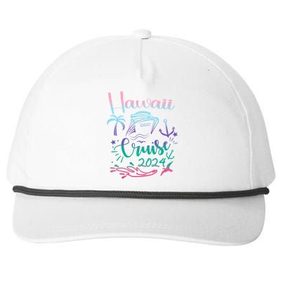 Hawaii Cruise 2024 Family Group Vacation Matching  Snapback Five-Panel Rope Hat