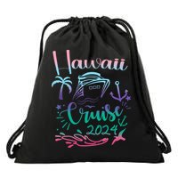 Hawaii Cruise 2024 Family Group Vacation Matching  Drawstring Bag