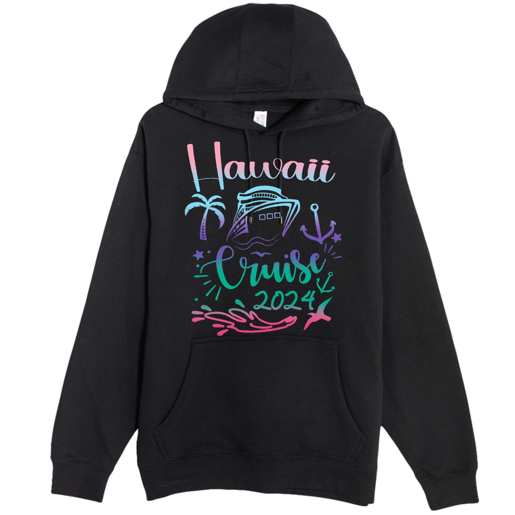 Hawaii Cruise 2024 Family Group Vacation Matching  Premium Pullover Hoodie