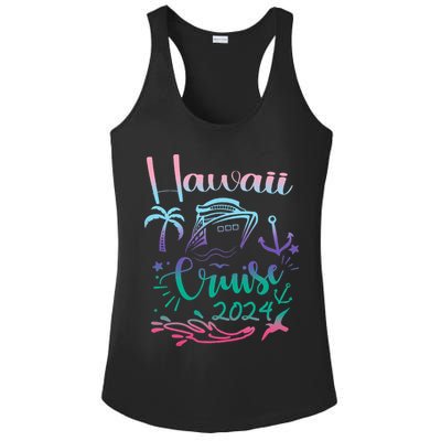 Hawaii Cruise 2024 Family Group Vacation Matching  Ladies PosiCharge Competitor Racerback Tank