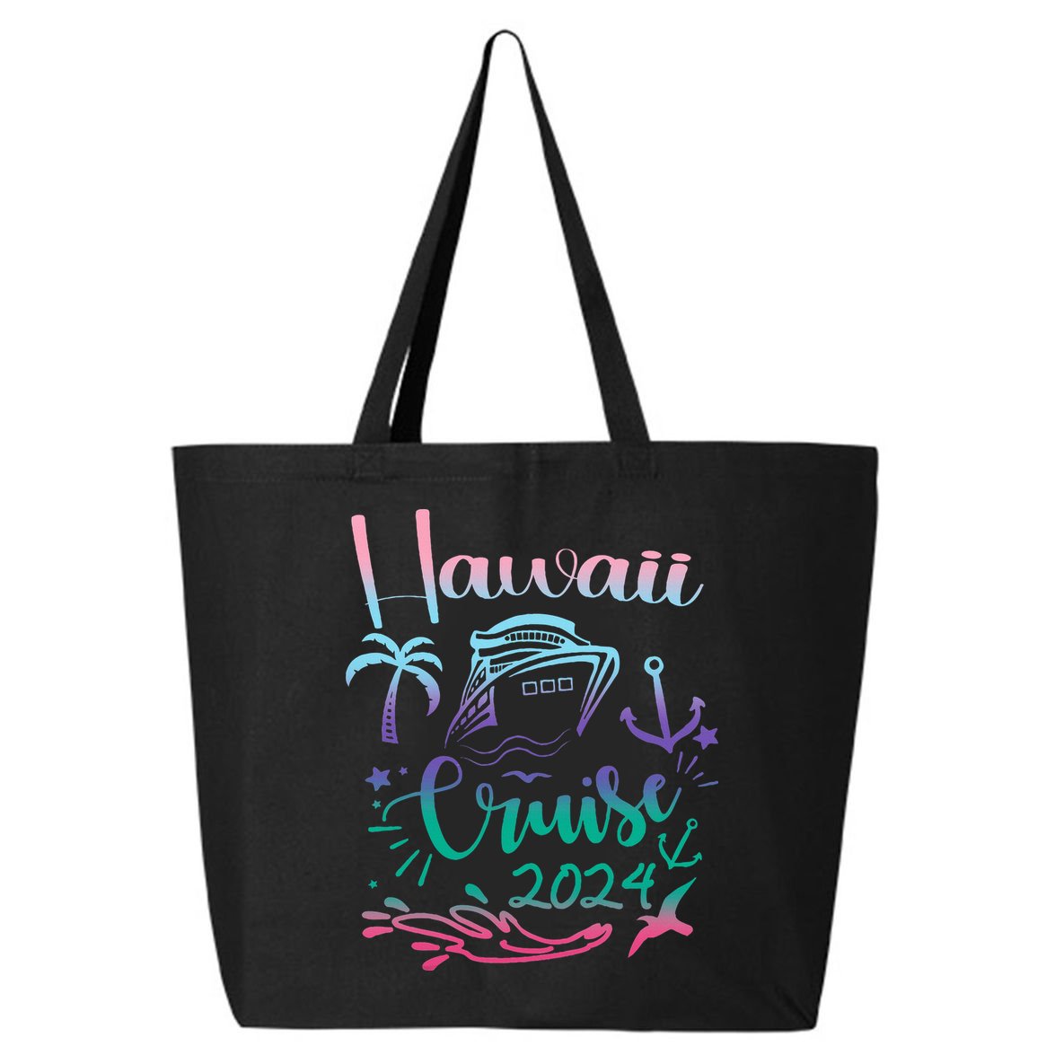 Hawaii Cruise 2024 Family Group Vacation Matching  25L Jumbo Tote