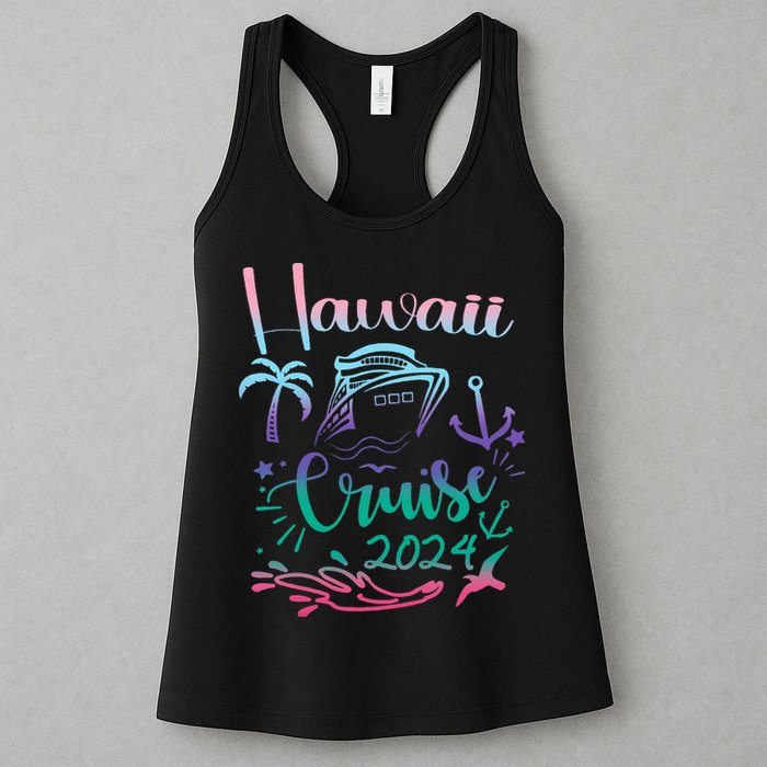 Hawaii Cruise 2024 Family Group Vacation Matching  Womens Tank Top