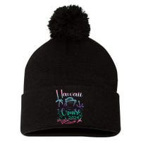 Hawaii Cruise 2024 Family Group Vacation Matching  Pom Pom 12in Knit Beanie