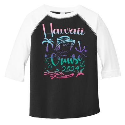 Hawaii Cruise 2024 Family Group Vacation Matching  Toddler Fine Jersey T-Shirt