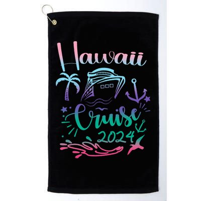 Hawaii Cruise 2024 Family Group Vacation Matching  Golf Towel