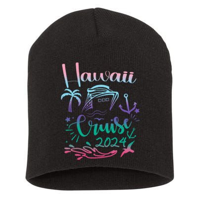 Hawaii Cruise 2024 Family Group Vacation Matching  Short Acrylic Beanie