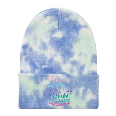 Hawaii Cruise 2024 Family Group Vacation Matching  Tie Dye 12in Knit Beanie