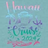 Hawaii Cruise 2024 Family Group Vacation Matching  Sueded Cloud Jersey T-Shirt