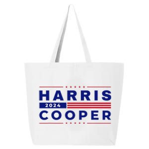 Harris Cooper 2024 Kamala Harris Roy Cooper 2024 Vote Blue 25L Jumbo Tote