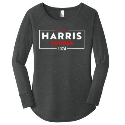 Harris Cooper 2024 Kamala Harris Roy Cooper Democrat Women's Perfect Tri Tunic Long Sleeve Shirt