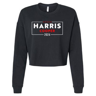 Harris Cooper 2024 Kamala Harris Roy Cooper Democrat Cropped Pullover Crew