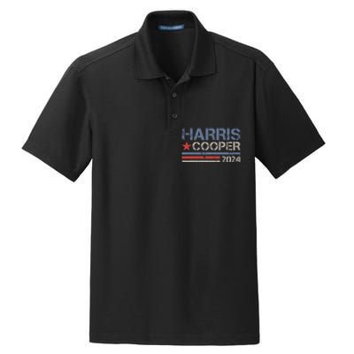 Harris Cooper 2024 For President 2024 Election Dry Zone Grid Polo