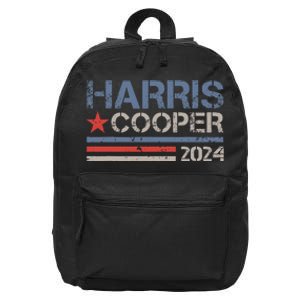 Harris Cooper 2024 For President 2024 Election 16 in Basic Backpack