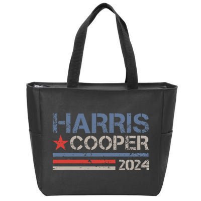 Harris Cooper 2024 For President 2024 Election Zip Tote Bag