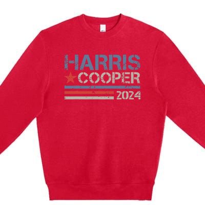 Harris Cooper 2024 For President 2024 Election Premium Crewneck Sweatshirt