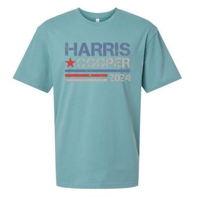 Harris Cooper 2024 For President 2024 Election Sueded Cloud Jersey T-Shirt