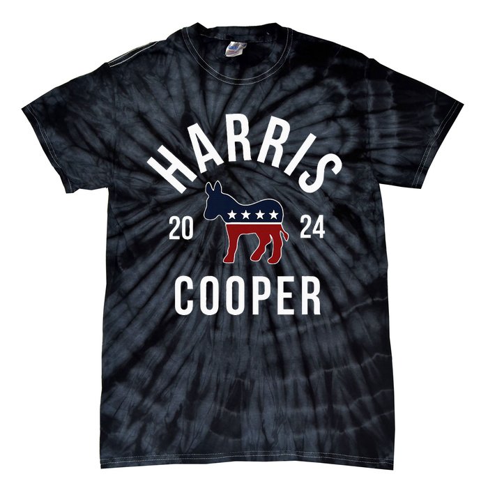 Harris Cooper 2024 Vote Kamala Harris Roy Cooper 24 Rally Tie-Dye T-Shirt