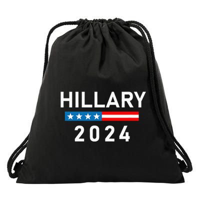 Hillary Clinton 2024  Hillary Clinton for President Drawstring Bag