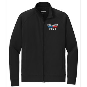 Hillary Clinton 2024  Hillary Clinton for President Stretch Full-Zip Cadet Jacket