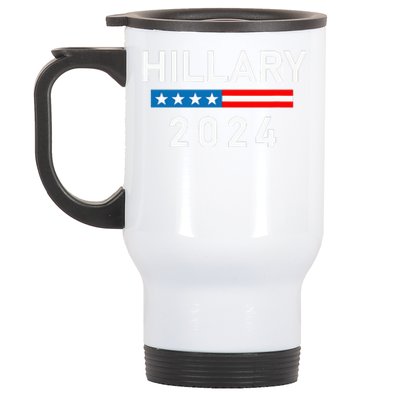 Hillary Clinton 2024  Hillary Clinton for President Stainless Steel Travel Mug