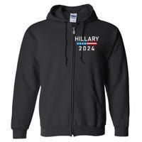 Hillary Clinton 2024 Hillary Clinton For President Full Zip Hoodie