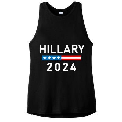 Hillary Clinton 2024 Hillary Clinton For President Ladies PosiCharge Tri-Blend Wicking Tank