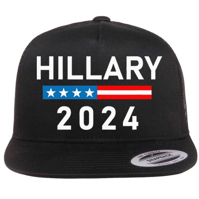 Hillary Clinton 2024 Hillary Clinton For President Flat Bill Trucker Hat